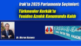 Irak’ta 2025 Parlamento Seçimleri: Türkmenler Kerkük’te Yeniden Azınlık Konumunda Kaldı