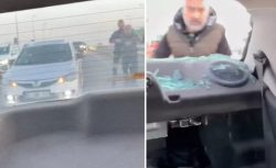 Keserli maganda trafikte dehşet saçtı! “Allah’ını seversen” deseler de durmadı