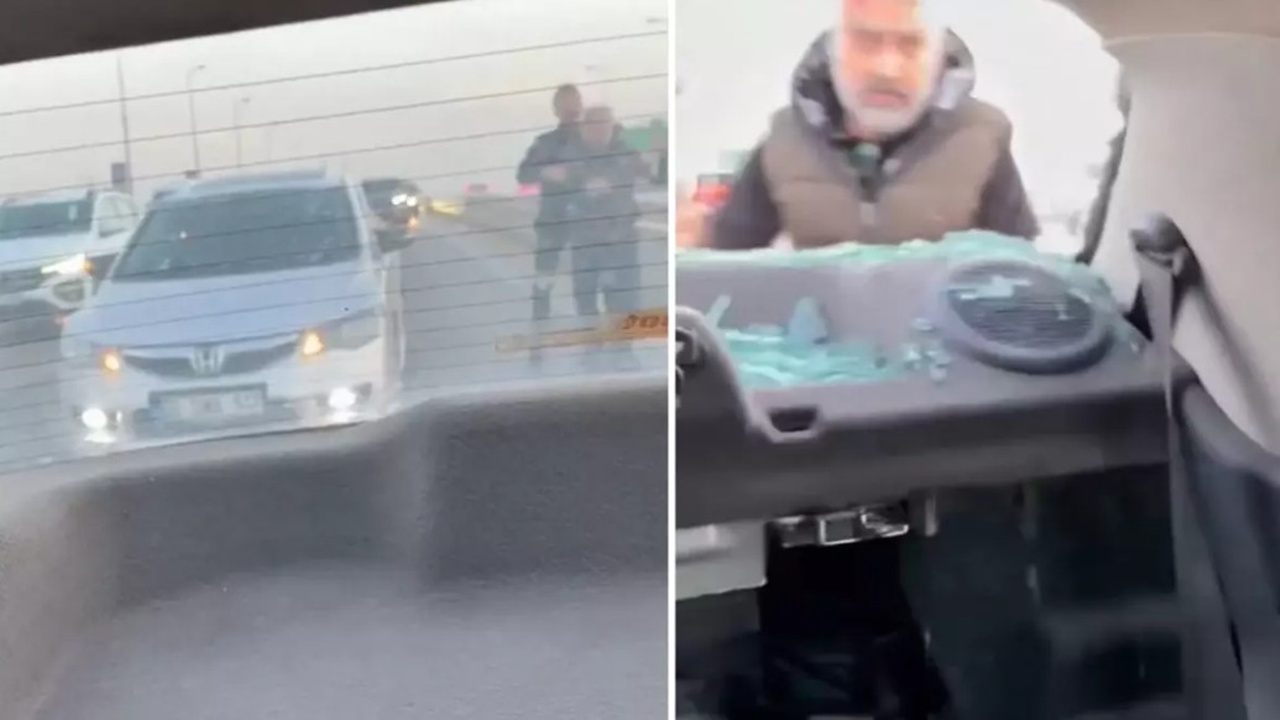 Keserli maganda trafikte dehşet saçtı! “Allah’ını seversen” deseler de durmadı